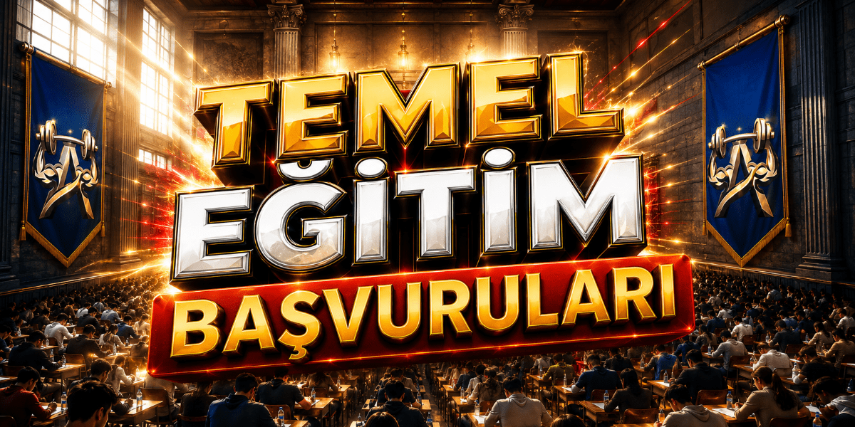 Temel Eğitim Antrenörlük Başvuruları